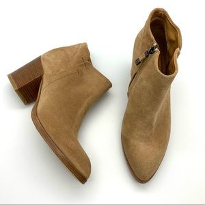 Alberto Fermani tan taupe ankle boots